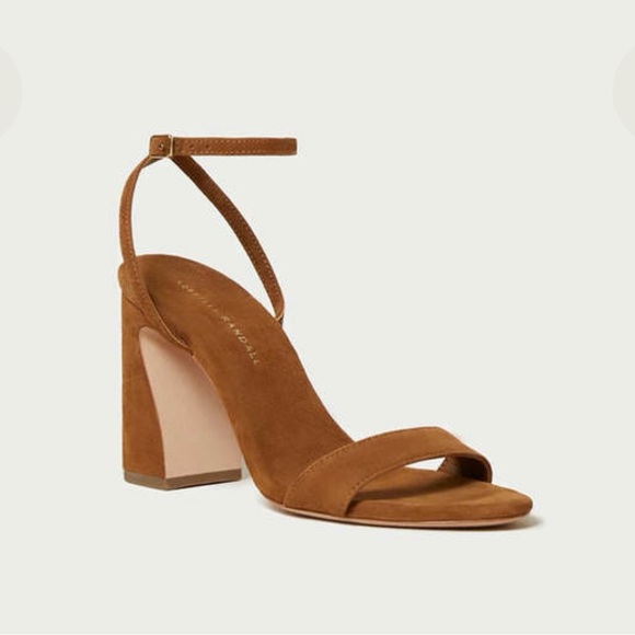 Loeffler Randall Malia Curved-Heel Sandal in Cacao Size 40 Brand New in Bow - Picture 4 of 6